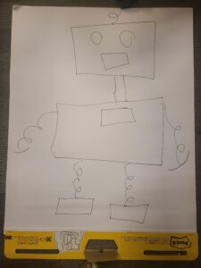 Robot draw and tell story
